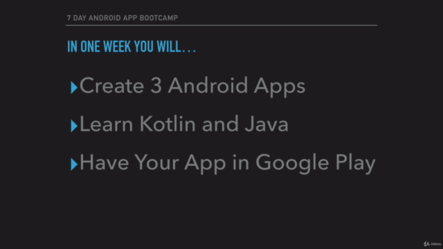 The 7 Day Android App Bootcamp - Android Pie and Kotlin - Screenshot_01