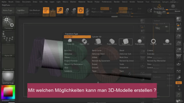 Zbrush lernen - Schnell und Einfach (deutsch) - Screenshot_03