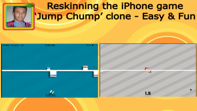 Reskinning Jump Chump iPhone & iPad Game - EZ, Quick & Fun - Screenshot_02