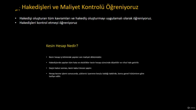 İnşaat Projelerinde Metraj, Keşif, Bütçe ve Hakediş Eğitimi - Screenshot_03