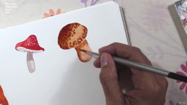 Painting Autumn in Watercolors - SketchBook Everyday Series - Screenshot_04