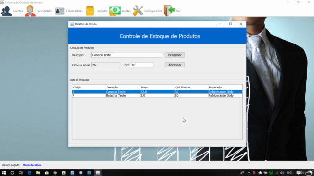 Criando um Controle de Vendas Desktop com Java e MySQL - Screenshot_03