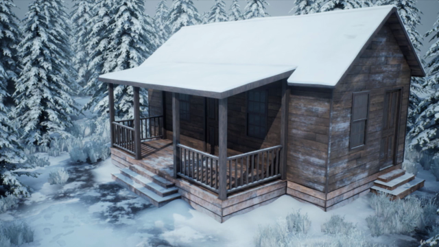 Realistic Snowy Game Environment Creation - Screenshot_01