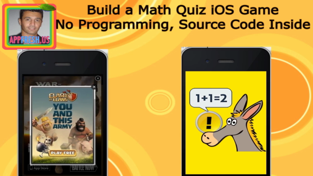 Build a Math Quiz iOS Game, no coding, source code included - Screenshot_03