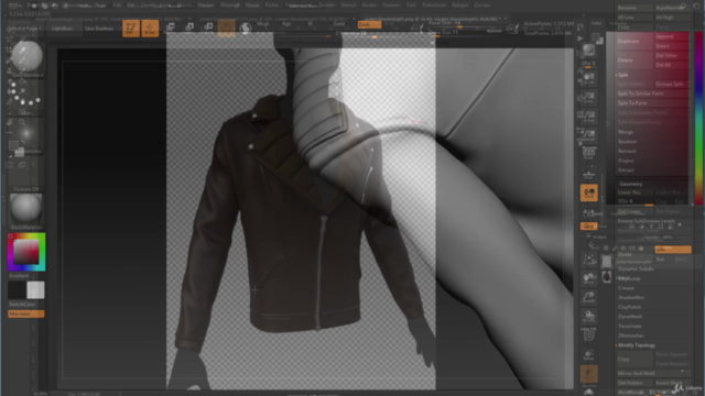 Creating a Jacket using Marvelous Designer and Zbrush - Screenshot_03