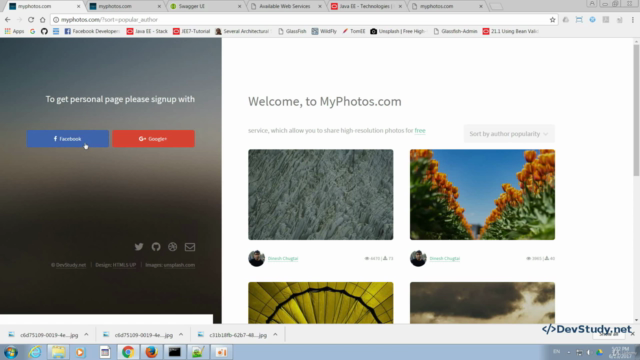 Корпоративное приложение Myphotos: JEE 7, NetBeans, Wildfly - Screenshot_02