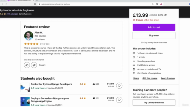 Build a Backend REST API with Python & Django - Advanced - Screenshot_04