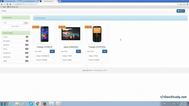 Web приложение - IShop: Servlets, JSP, JSTL, Custom tags - Screenshot_01