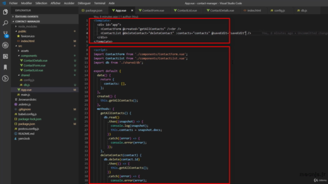 Créer une Single Page Application avec Vue.js et Firestore - Screenshot_01
