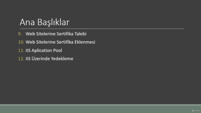 A'dan Z'ye IIS Web Server Eğitimi|2019| 5 Saat - Screenshot_04