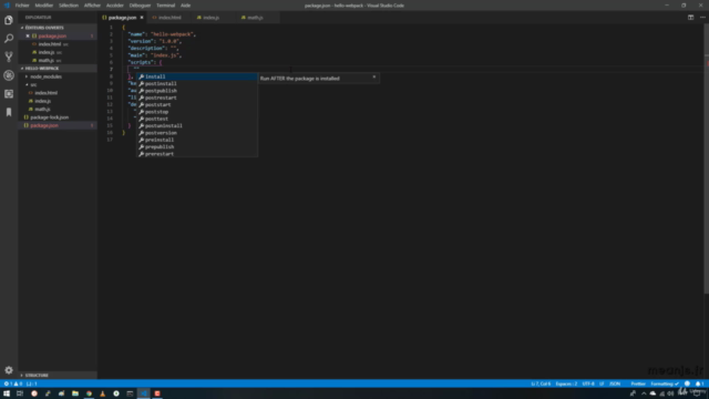 Webpack 4 pour les développeurs pressés - Screenshot_01