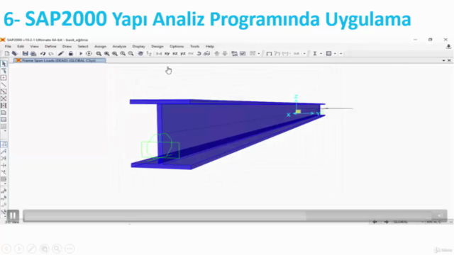 Mukavemet 2 Eğitimi ve SAP2000 ile Uygulama Çözümleri™ - Screenshot_04