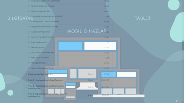 Bootstrap ile Sıfırdan 5 Gerçek Web Tasarım Projesi - Screenshot_02