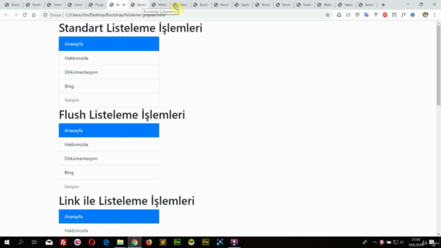 Bootstrap ile Sıfırdan 5 Gerçek Web Tasarım Projesi - Screenshot_03
