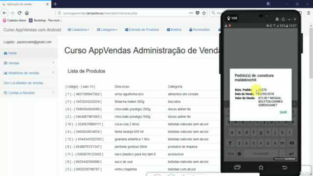 Desenvolvimento Android Crie um App FORÇA DE VENDAS completo - Screenshot_02