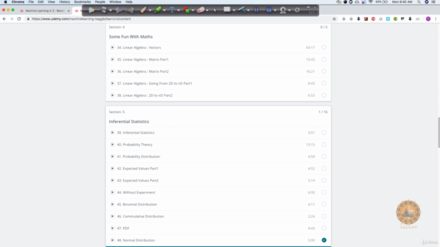 Machine Learning A-Z: Become Kaggle Master - Screenshot_01