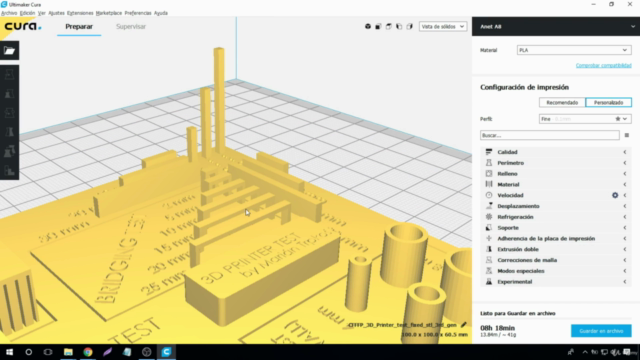 Lamina mejor, Imprime Mejor con Cura Ultimaker - Screenshot_03