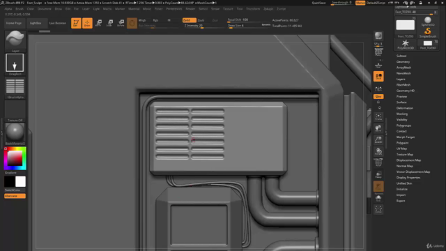 Model a Complex Generator asset with 3ds Max and ZBrush - Screenshot_04