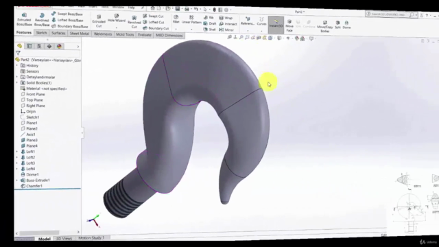 Solidworks 2020 ile Orta Seviye Örnekler - Screenshot_02