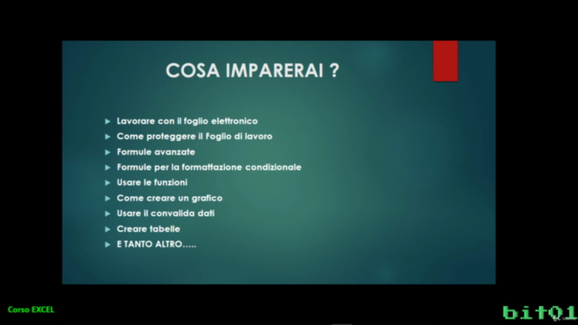 EXCEL - Corso pratico livello base, intermedio e avanzato. - Screenshot_02