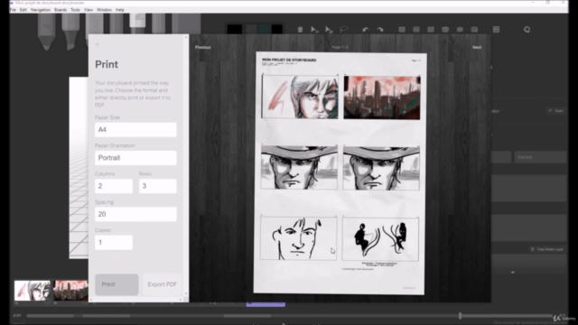 Apprendre à utiliser le logiciel STORYBOARDER - Screenshot_03