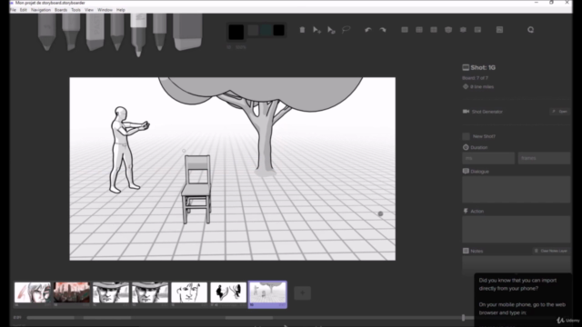 Apprendre à utiliser le logiciel STORYBOARDER - Screenshot_04