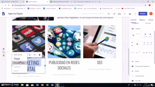 Curso Google Sites 2025: Cómo Crear Páginas Web Desde Cero - Screenshot_01