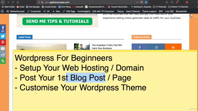 Wordpress For Beginners - Create A Pro Site Fast and Easy - Screenshot_02