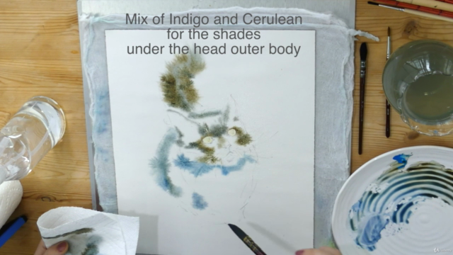 Paint a cat in watercolor. - Screenshot_03