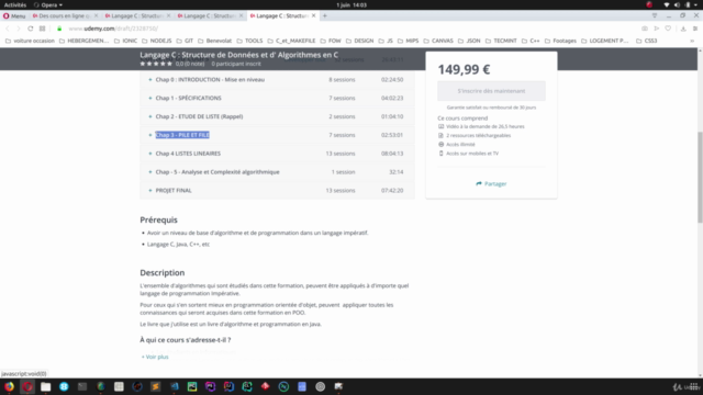 Langage C : Structure de Données et d' Algorithmes en C - Screenshot_03