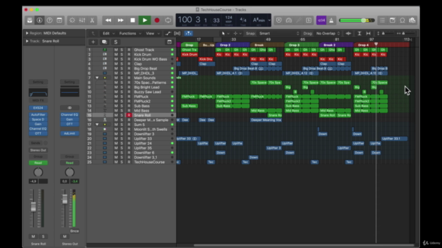 Music Production Course in Logic Pro: Tech House Music - Screenshot_02