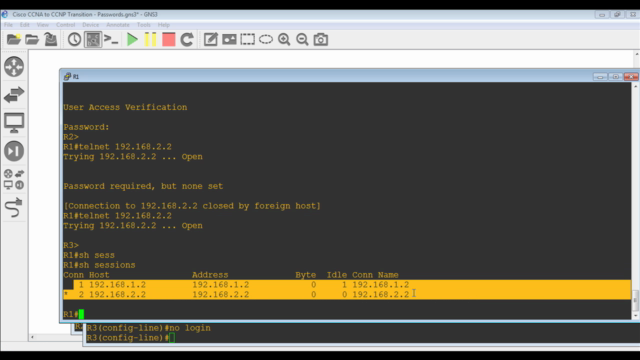 CCNA to CCNP Transition: Working with Passwords and Telnet - Screenshot_04