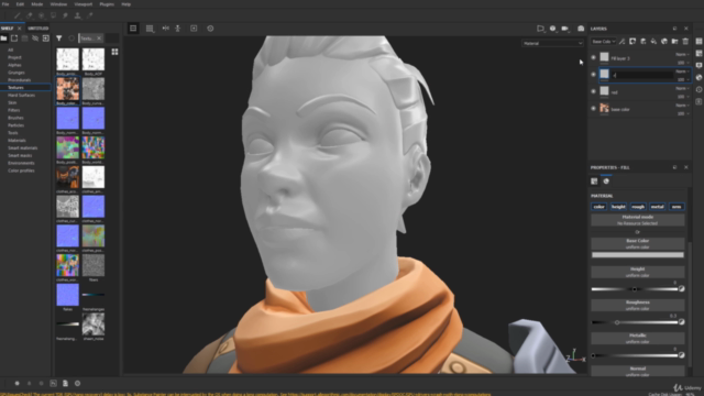 Stylized Female Character Creation - Complete Game Pipeline - Screenshot_04