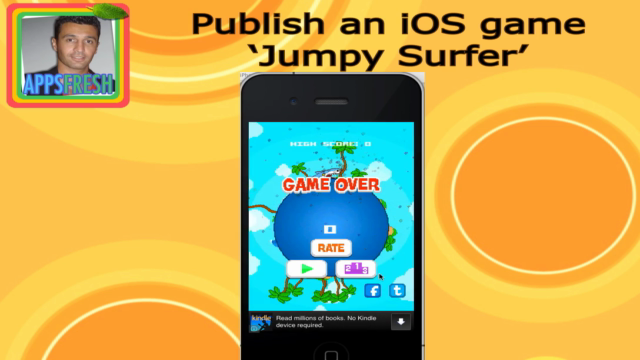 Make an iPhone game without Programming: Round Flappy Bird - Screenshot_01