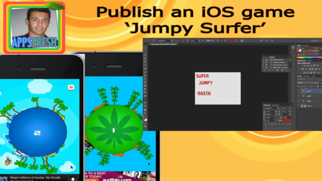 Make an iPhone game without Programming: Round Flappy Bird - Screenshot_03