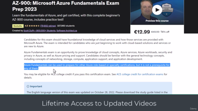 AZ-900: Microsoft Azure Fundamentals Exam Prep - SEP 2024 - Screenshot_02