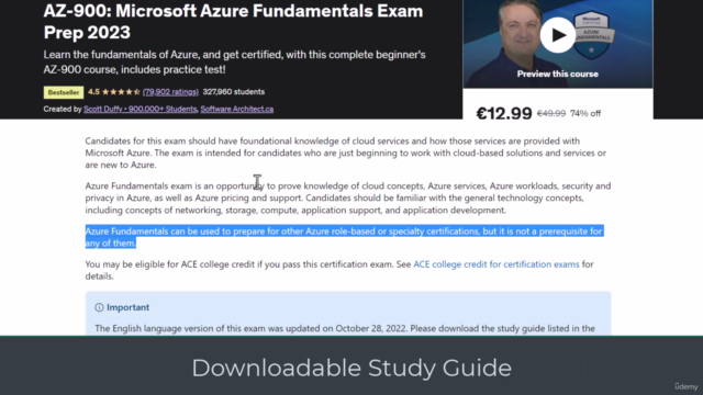 AZ-900: Microsoft Azure Fundamentals Exam Prep - SEP 2024 - Screenshot_03