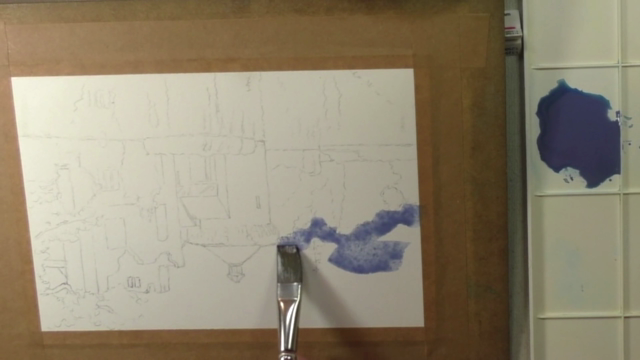 Paint Watercolour Step by Step - Castle Landscape - Screenshot_01