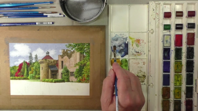 Paint Watercolour Step by Step - Castle Landscape - Screenshot_03