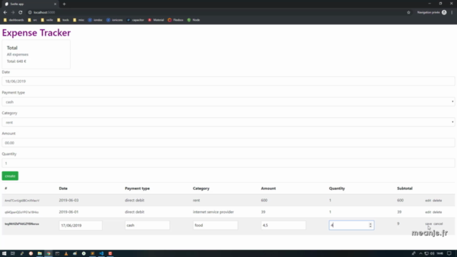 Svelte.js 3 par la pratique - Screenshot_03