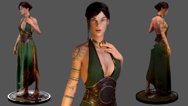 Mythological Female Character - Complete Game Pipeline - Screenshot_01