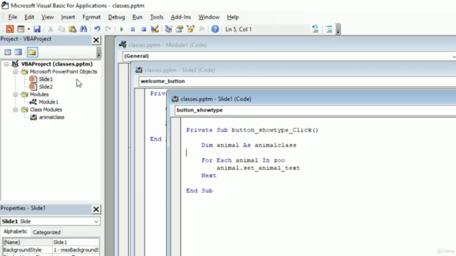 PowerPoint VBA Macros and Coding Interactive Presentations – Screenshot 2