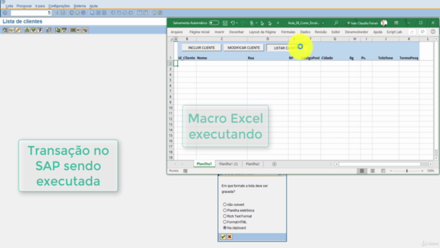 Integração SAP com Excel (VBA) - Screenshot_01