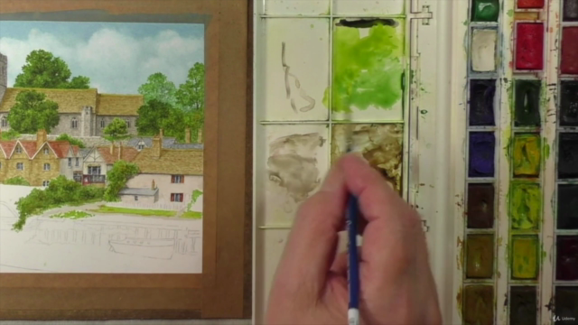 How to Paint a Beautiful English Landscape in Watercolour - Screenshot_03