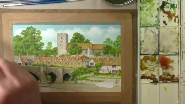 How to Paint a Beautiful English Landscape in Watercolour - Screenshot_04