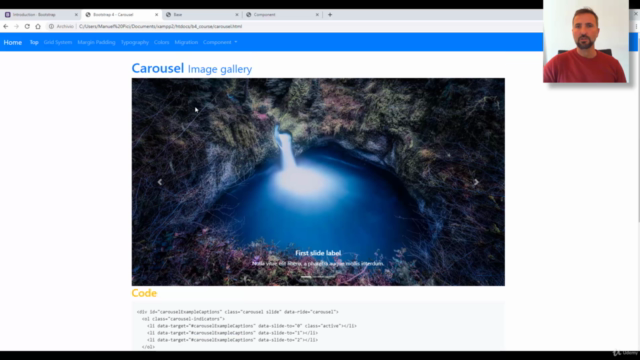 Impara ad utilizzare Bootstrap 4 per sviluppare un sito web - Screenshot_03