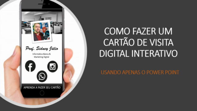 Como Criar Cartão Digital Interativo com o Power Point - Screenshot_01