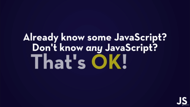 JavaScript for Beginners - Learn with 6 main projects! - Screenshot_02
