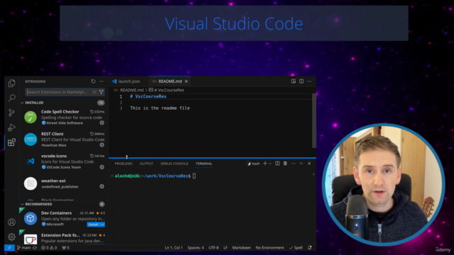 Mastering Visual Studio Code (2025) - Screenshot_01