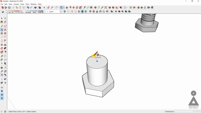 Curso de SketchUP - Aprenda Modelar Móveis passo a passo - Screenshot_03